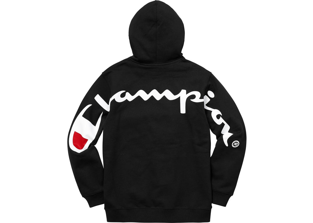 Supreme Champion Hooded Sweatshirt Sweatshirt (SS18) Black