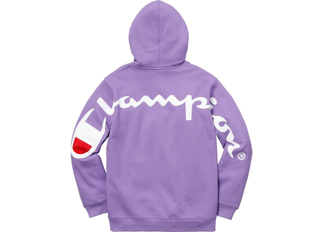 Supreme Champion Hooded Sweatshirt Sweatshirt (SS18) Light Purple