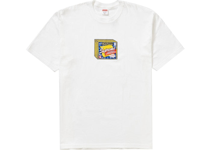 Supreme Cheese Tee White