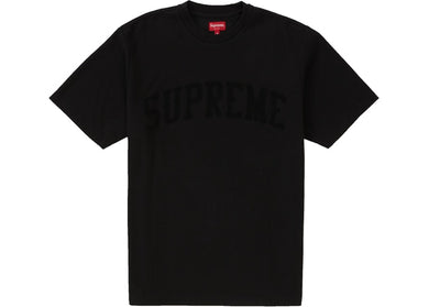 Supreme Chenille Arc Logo S/S Top Black