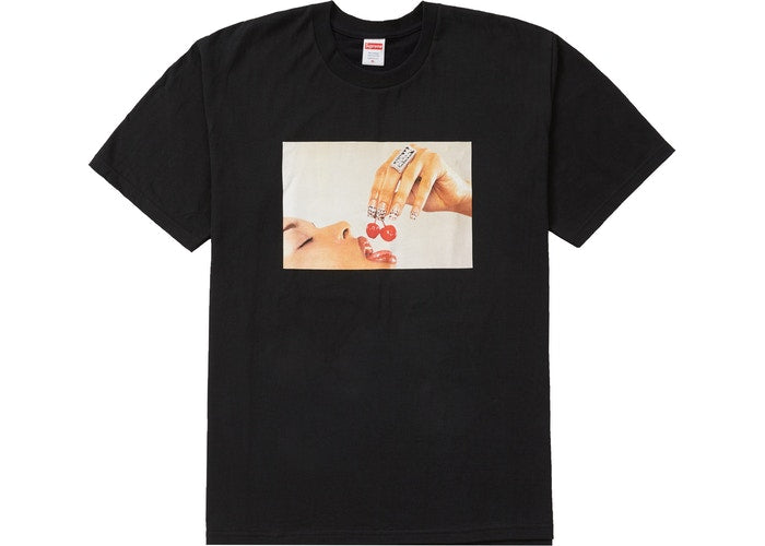 Supreme Cherries Tee Light Black