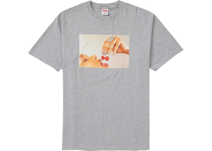 Supreme Cherries Tee Light Grey
