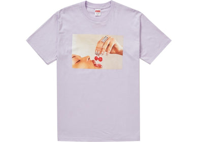 Supreme Cherries Tee Light Purple