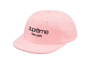 Supreme Classic Logo 6-Panel (SS18) Pink