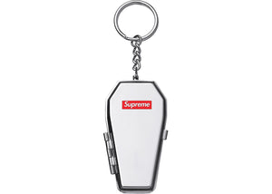 Supreme Coffin Keychain Silver