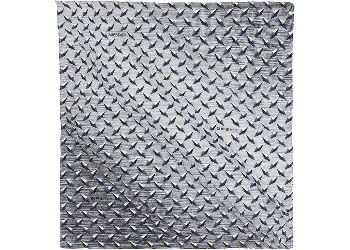 Diamond Plated Bandana (Silver)