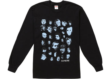 Supreme Faces L/S Tee Black