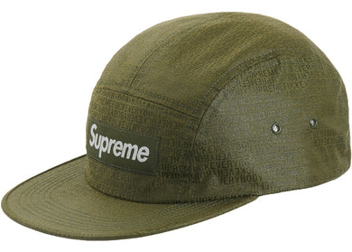 Fuck Everybody Jacquard Camp Cap (Olive)