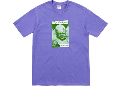 Supreme Fuck Face Tee Light Purple