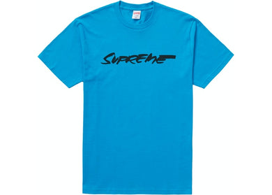 Supreme Futura Logo Tee Blue