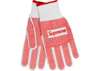 Supreme Grip Work Gloves White