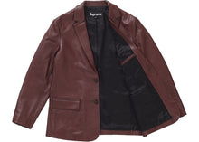Leather Blazer (Brown)