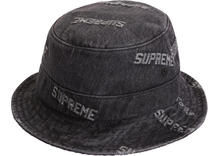 Logo Denim Crusher (Black)