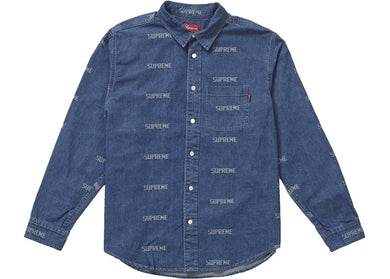 Logo Denim Shirt (Navy)