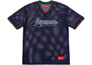 Supreme Mesh Baseball Top Navy