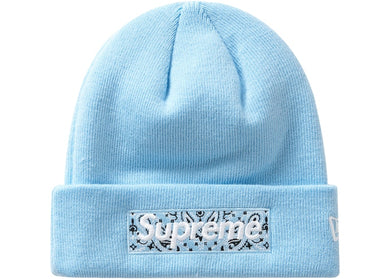 Supreme New Era Box Logo Beanie (FW19) Blue