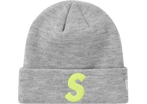 Supreme New Era S Logo Beanie (FW 19) Grey