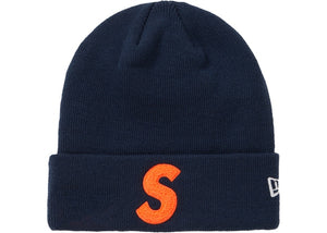 Supreme New Era S Logo Beanie (FW 19) Navy