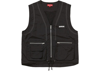 Nylon Cargo Vest (Black)