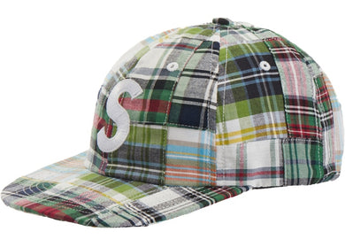 Patchwork Madras S Logo 6 Panel (Green)