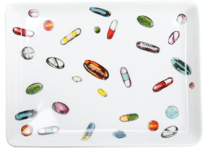 Supreme Pills Ceramic Tray White