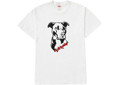 Supreme Pitbull Tee White