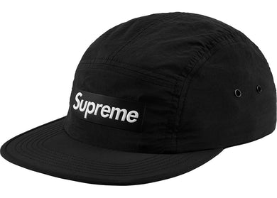 Supreme Raised Logo Patch Camp Cap Black