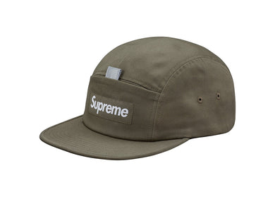 Supreme Reflective Tab Pocket Camp Cap Olive