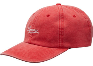 Supreme Script Logo 6-Panel (FW19) Red