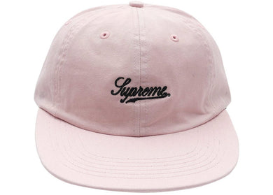 Supreme Script Logo 6 Panel Pink