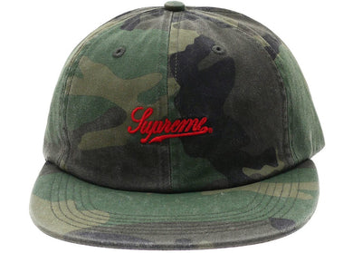 Supreme Script Logo 6 Panel Woodland