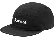 Supreme Side Zip Camp Cap Black