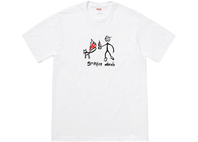 Supreme Spitfire Cat T-Shirt White