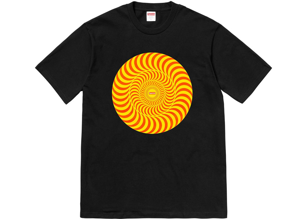 Supreme Spitfire Classic Swirl T-Shirt Black