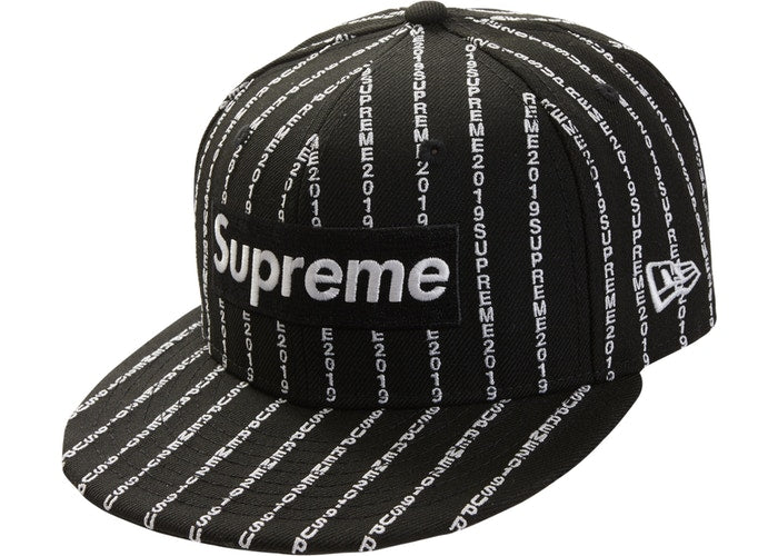 Supreme Text Stripe New Era®️