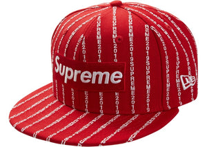 Supreme Text Stripe New Era®️