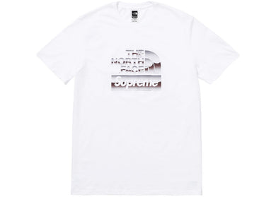 Supreme The North Face Metallic Logo T-Shirt White