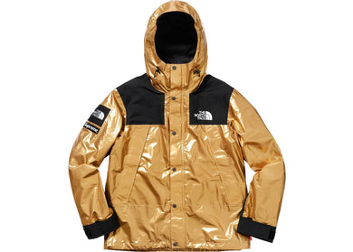 Supreme The North Face Metallic Mountain Parka Gold