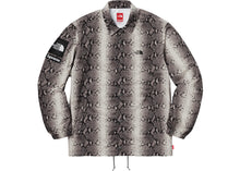 Supreme The North Face Snakeskin Taped Seam Coaches Jacket Black