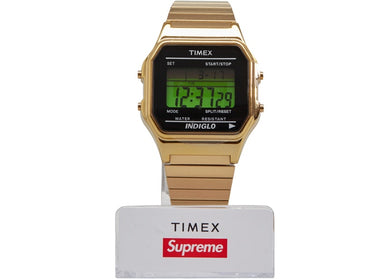 Supreme Timex Digital Watch Gold