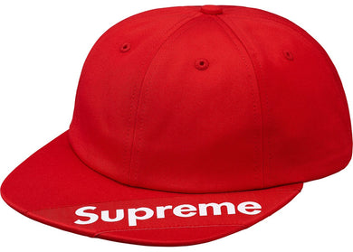 Supreme Visor Label 6-Panel Red