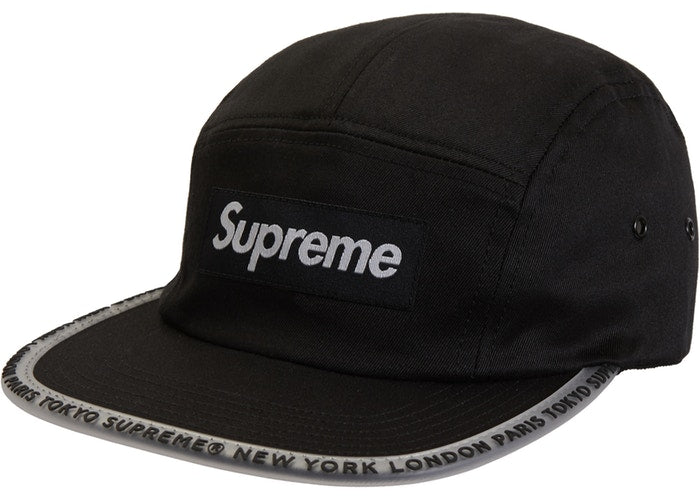 Worldwide Visor Tape Camp Cap (Black)