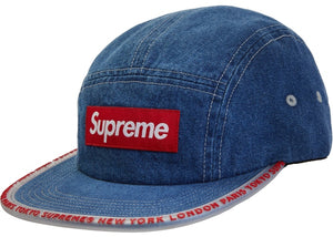 Worldwide Visor Tape Camp Cap (Denim)