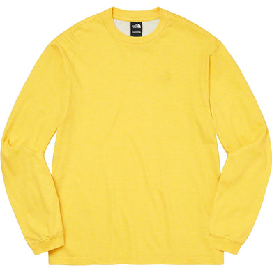 Supreme The North Face Pigment Printed L/S Top Yellow