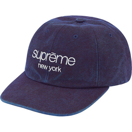 Supreme Classic Logo 6-Panel Blue