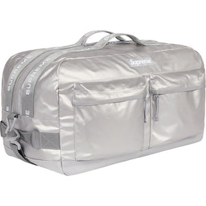 Supreme Duffle Bag Silver FW22