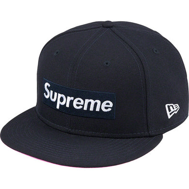 Supreme No Comp Box Logo New Era Navy