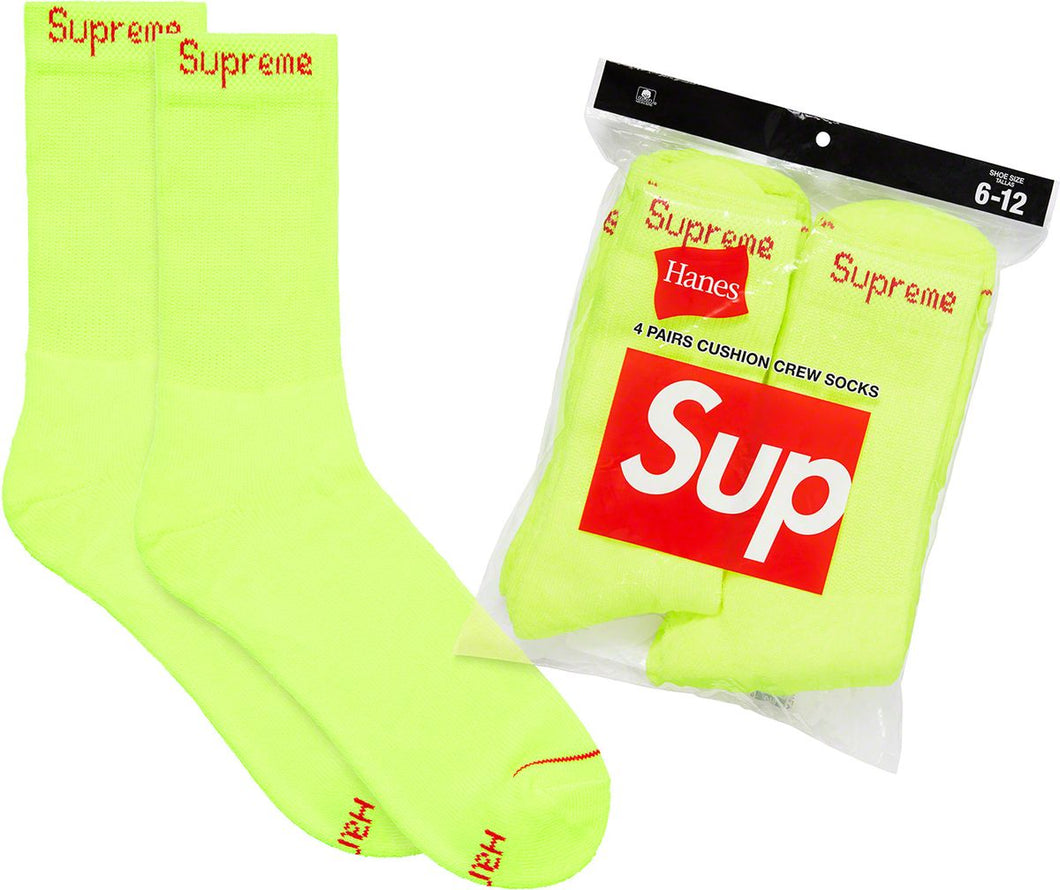 Supreme Hanes Crew Socks (4 Pack) - ソックス