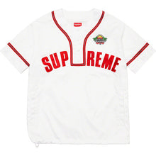 Supreme Snap-Off Sleeve L/S Baseball Top White
