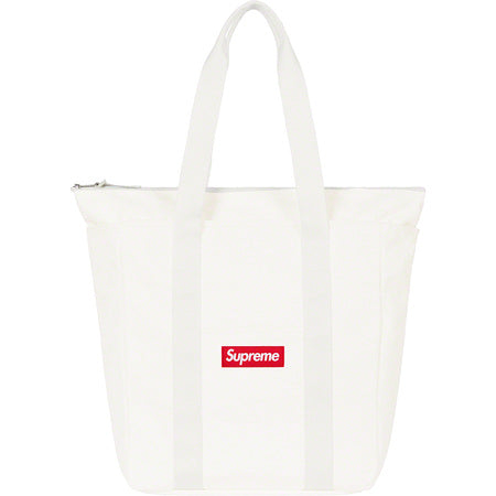 Supreme Canvas Tote White